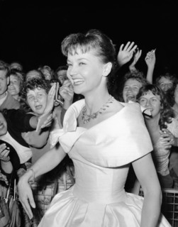 Lilo PULVER at the Berlin Film Ball in 1958