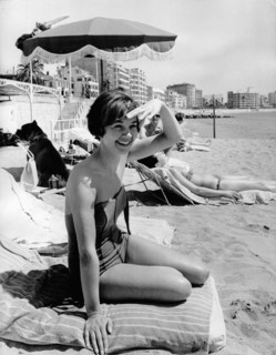 Lilo PULVER at the Cannes Film Festival in 1961