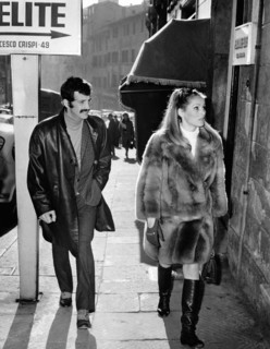 Jean-Paul BELMONDO and Ursula ANDRESS, Roccaraso 1967