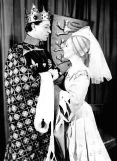 Richard BURTON and Zena WALKER at the Old Vic Theater, 1955