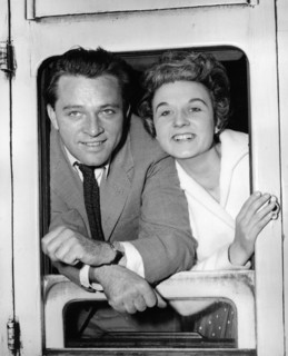 Richard BURTON and wife Sybil WILLIAMS, 1956