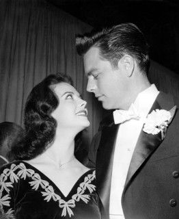 Natalie WOOD and Robert WAGNER during their honeymoon, 1957