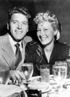 Burt LANCASTER with his wife Norma ANDERSON, Los Angeles 1954