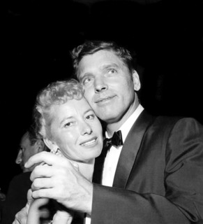 Burt LANCASTER dances with wife Norma ANDERSON