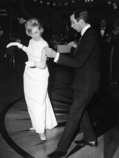 Bibi JOHNS and Milli MILLÉ at the Munich Bal Paré, 1963