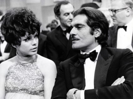 Uschi GLAS and Omar SHARIF at the 20th Bambi Awards, Munich 1968