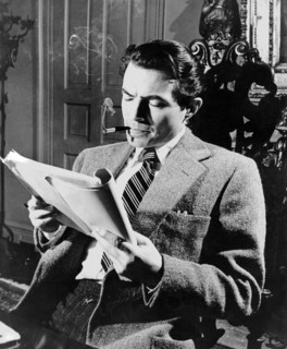 James MASON reading a script