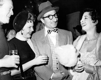 Van HEFLIN and James MASON with their wives