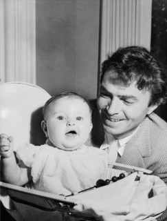 James MASON with daughter Portland Mason SCHUYLER, 1949