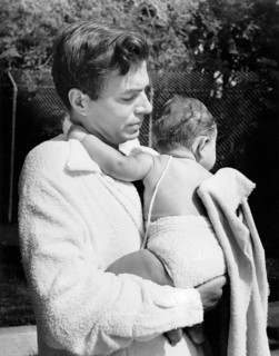 James MASON with daughter Portland Mason SCHUYLER, 1949
