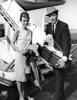 Audrey HEPBURN and Mel FERRER in New York, 1960