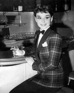 Audrey HEPBURN at a bar, London 1950