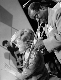 Marika RÖKK with Louis Armstrong, 1959