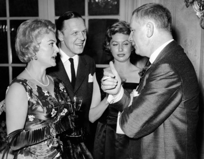 Marika RÖKK, Franz GROTHE, Gisela GRIFFEL, and Helmut KÄUTNER, 1958