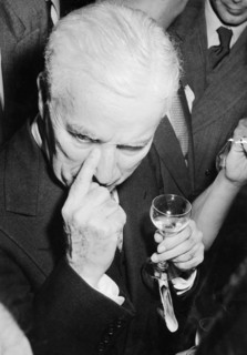 Charlie CHAPLIN, portrait during a reception, London