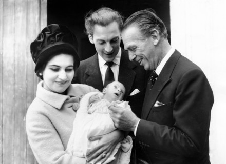 Daphne WESTON, her husband Mr. WESTON and Douglas FAIRBANKS Jr., 1961