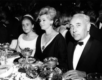 Zsa Zsa GABOR with daughter and Herbert HUNTER