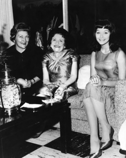 Christine KAUFMANN with Louella PARSONS