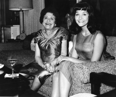 Christine KAUFMANN with Louella PARSONS