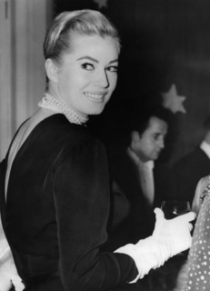 Anita EKBERG at the Ladies Lunch of the Variety Club International, London 1958