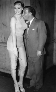 Anita EKBERG and Norman WISDOM, London 1956