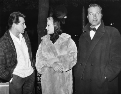Walter CHIARI, Anita EKBERG and Lex BARKER, 1960