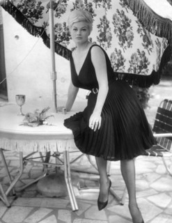 Anita EKBERG in her villa in 1961