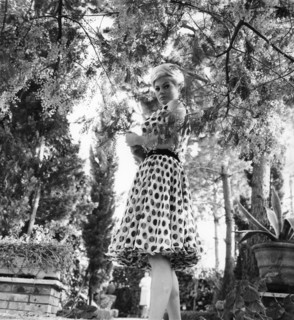 Anita EKBERG in her villa in 1961