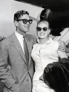 Anita EKBERG and Anthony STEEL, 1956
