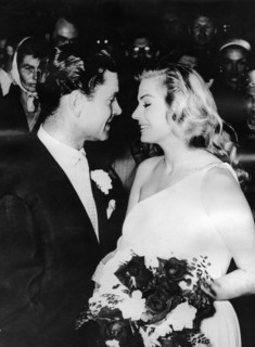Wedding of Antia EKBERG and Anthony STEEL, 1956