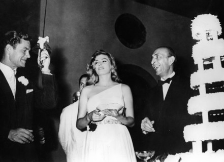 Wedding of Antia EKBERG and Anthony STEEL, 1956