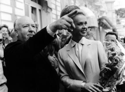 Alfred HITCHCOCK and Tippi HEDREN in Cannes