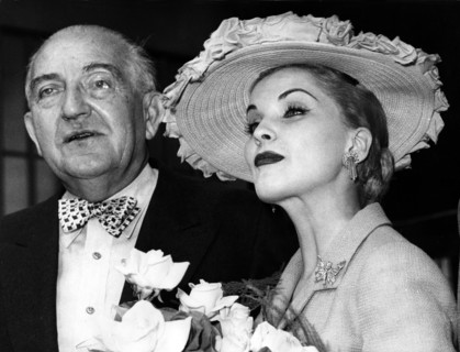 Fritz LANG and Debra PAGET