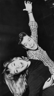 Cliff RICHARD and Susan HAMPSHIRE filming in Hertfordshire, 1963