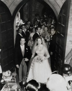 Wedding of Julie Andrews to Tony Walton, 1959