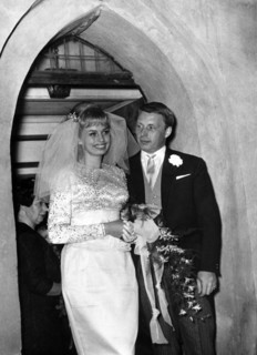 Wedding of Barbara VALENTIN to Rolf LÜDER, Berlin 1961