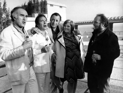 M. PICCOLI, U. TOGNAZZI, P. NOIRET, A. FERREOL, M. FERRERI, Cannes