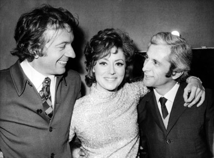Caterina VALENTE, Jean-Pierre CASSEL and Marcel AMONT