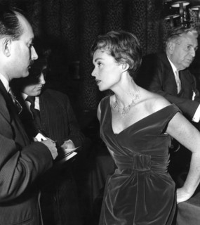 Premiere party for "Girl in Uniform", 1958