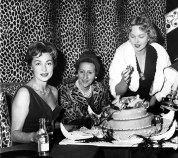 Premiere party for "Girl in Uniform", 1958