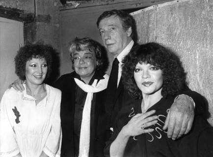MONTAND, SIGNORET, GRANDJEAN, ALLEGRET, Paris 1970