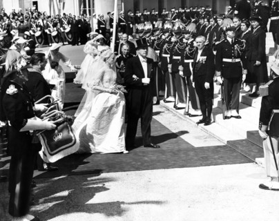 Wedding of Grace KELLY and Prince Rainier III. from MONACO, 1956