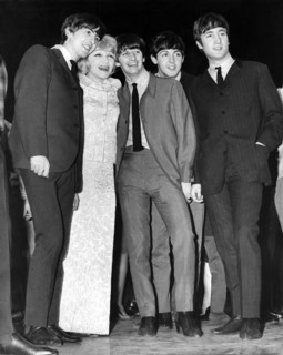 Marlene DIETRICH and THE BEATLES, London 1963
