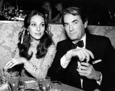 Gregory PECK with wife Veronique PECK