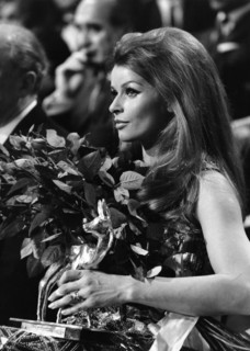 Senta BERGER at the Bambi awards ceremony in 1968