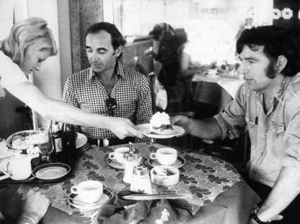 Charles AZNAVOUR and Clive REES, Berlin 1973