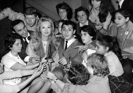 Paul ANKA and Mylène DEMONGEOT, Paris