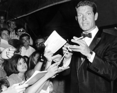Stephen BOYD signs autographs for fans