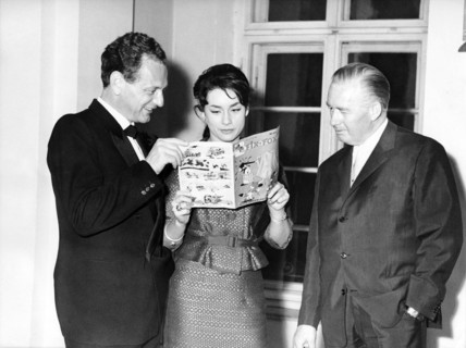 Rolf KAUKA, Carl WENZEL and Vera TSCHEKHOWA, 1959