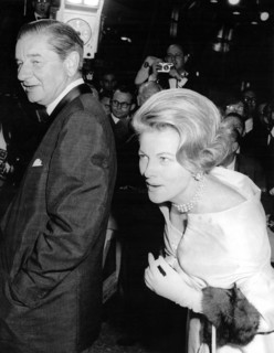 Joan FONTAINE and Charles ADDAMS